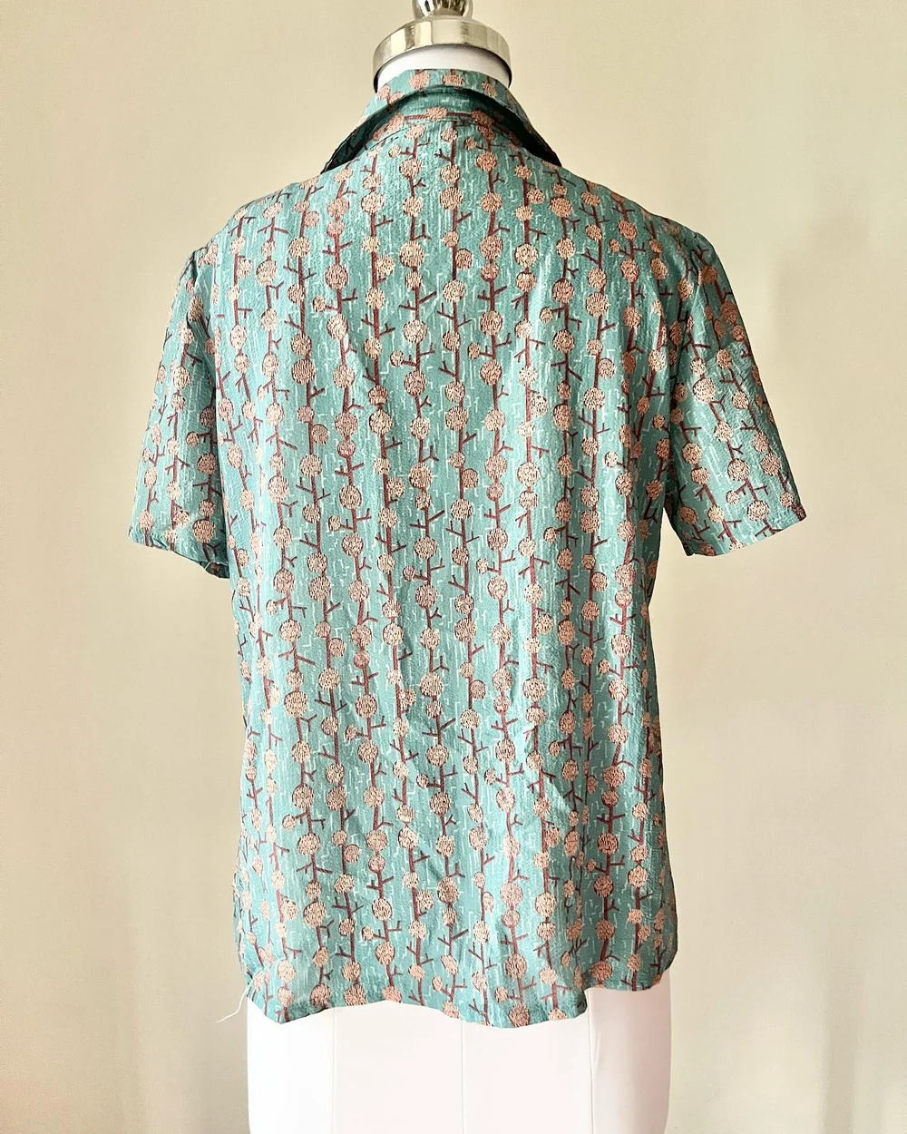 Printed blue shirt (unisex) 