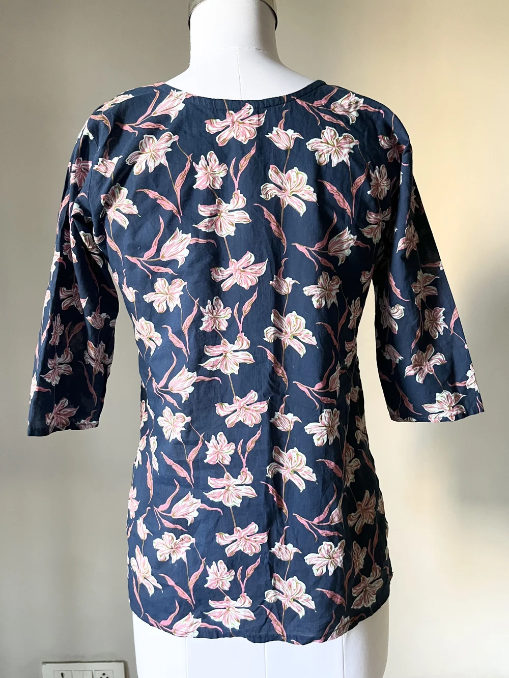 Floral print handmade kurti