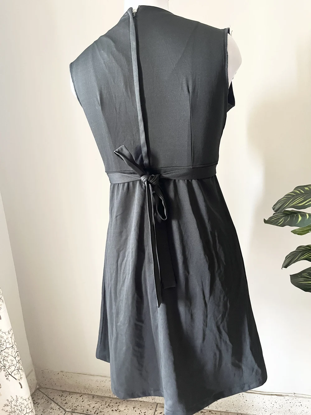 Black & White A-line dress 