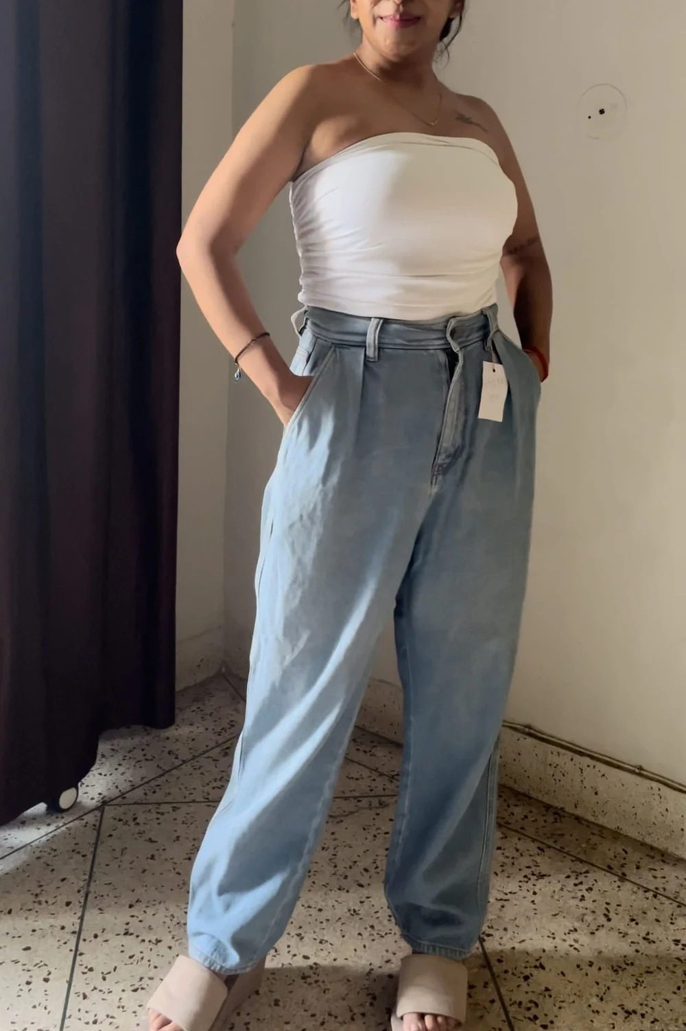 Blue superhighwaist Denim