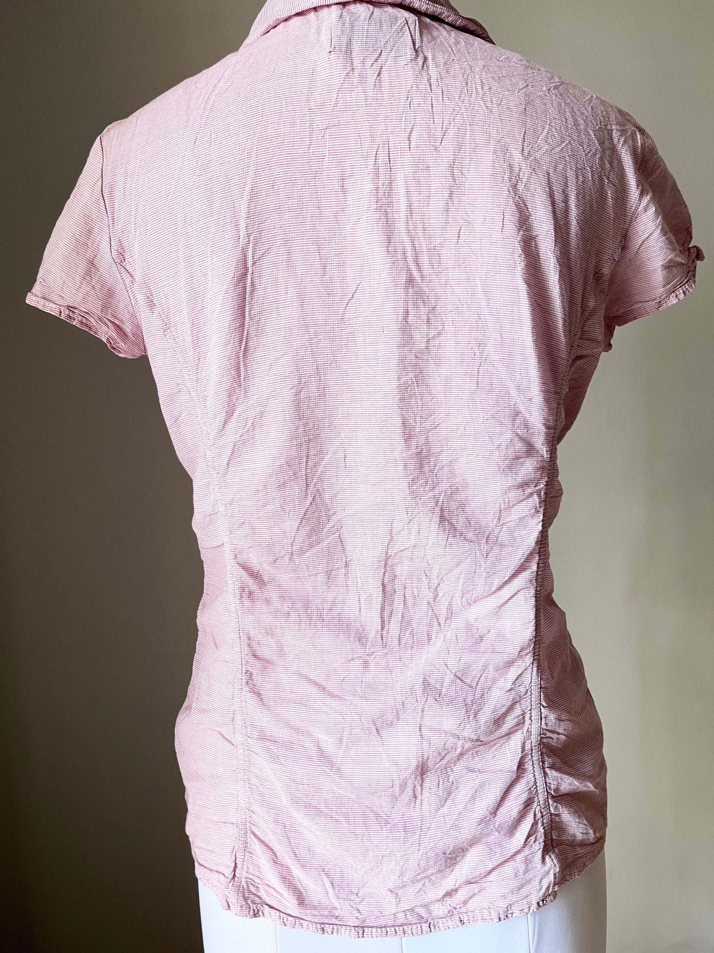 Pink ruched shirt 