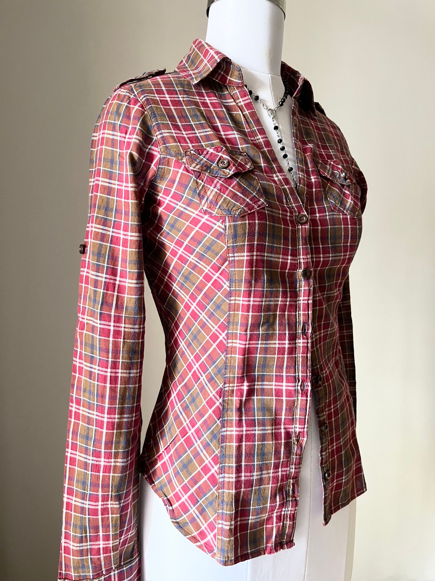 Red checkered Shirt 