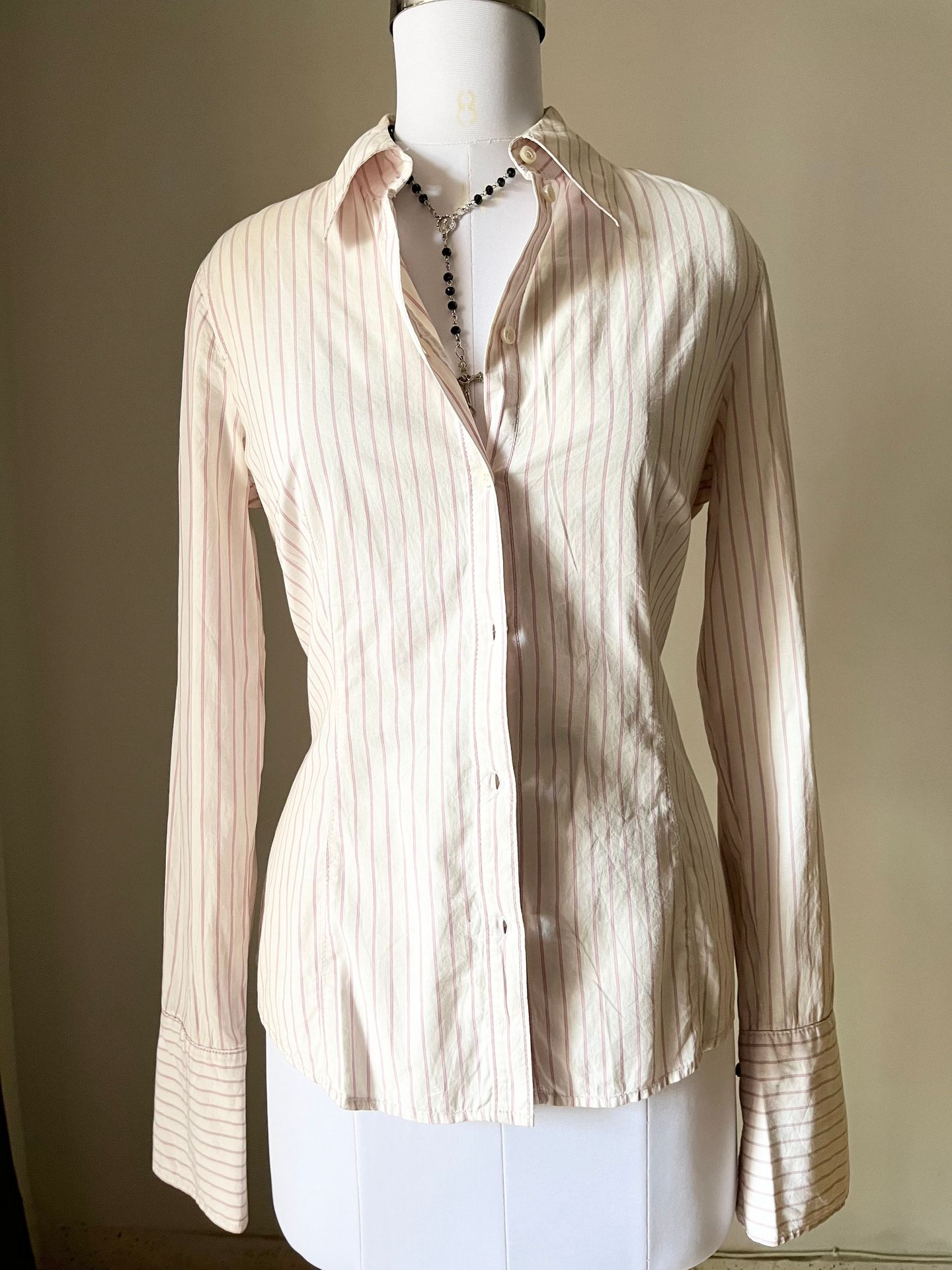 Light pink stripes shirt 