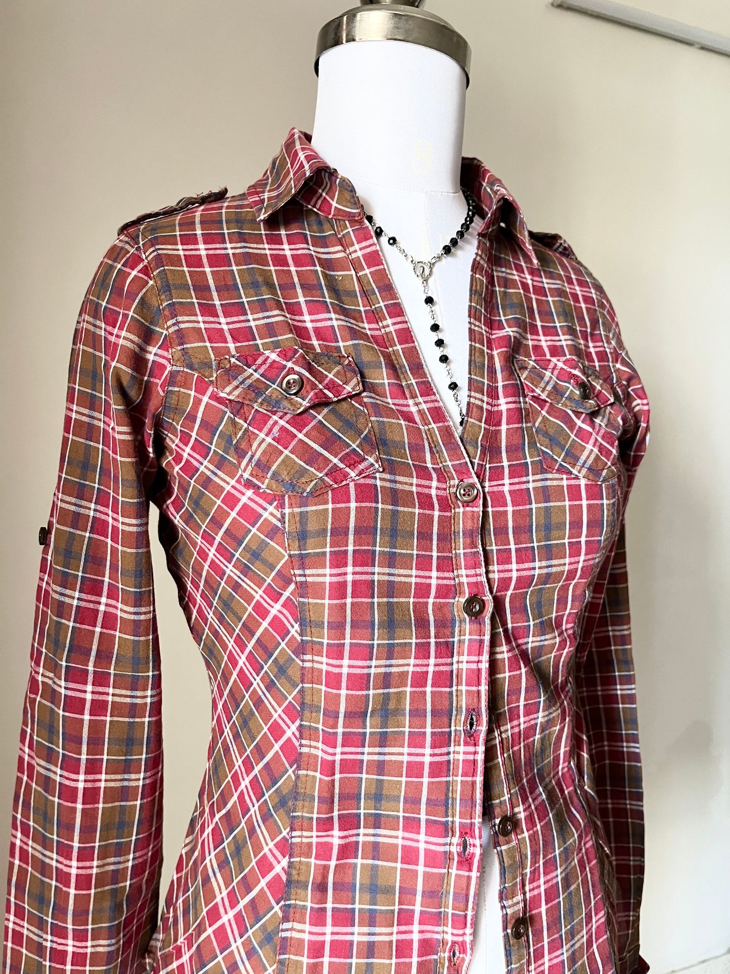 Red checkered Shirt 