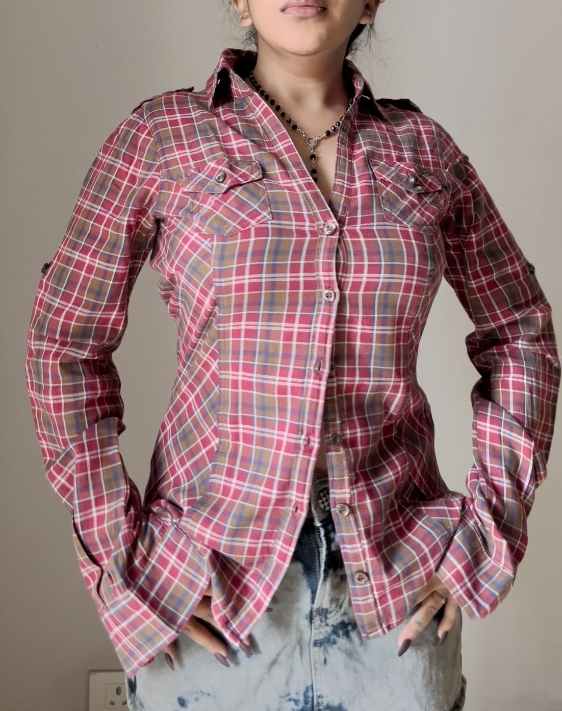 Red checkered Shirt 